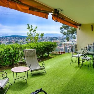 Beautiful Apartment With Charming Garden And Sea View Le Cannet Exterior photo