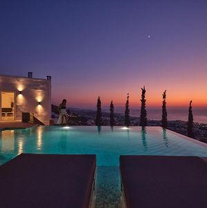 Infinity Sea View Hillside Villa With Private Pool Parikiá Exterior photo