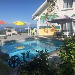 St Leu -Villa d'artiste, superbe vue mer, piscine chauffée Saint-Leu Exterior photo