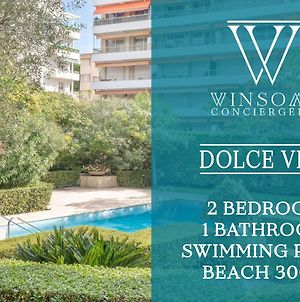 Appartement Winsome - Dolce Vita - Cannes Centre - 2Ch - Piscine - Garage Exterior photo