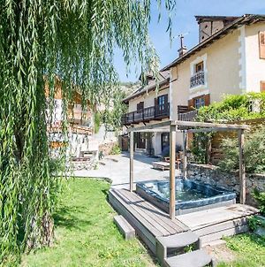 Villa Luxury Chalet With Outdoor Hot Tub, Sauna, Gardens & Mountain Views! à Briançon Exterior photo