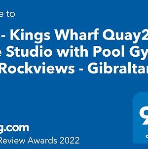 New - Kings Wharf Quay29 - Large Studio With Pool Gym Wifi Rockviews - Gibraltar City Exterior photo