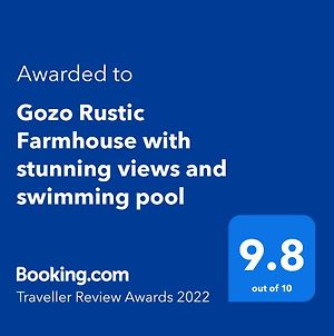 Villa Gozo Rustic Farmhouse With Stunning Views And Swimming Pool à Sannat Exterior photo