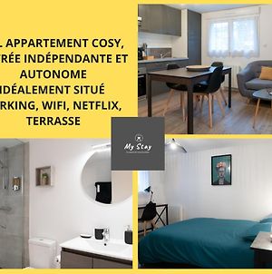 Bel appartement idéalement placé Saint-Brieuc, wifi, parking gratuit Exterior photo