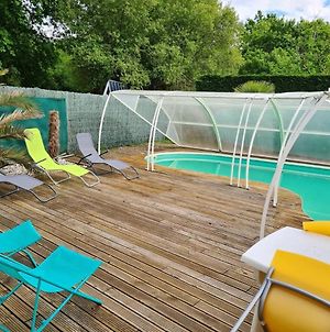 Villa de 3 chambres avec piscine privee jardin clos et wifi a Labouheyre Exterior photo