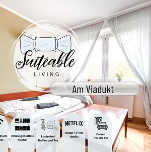 Suiteable Living- Hell, Stilvoll, Komfortabel Nahe Zentrum Und Messe Leipzig Exterior photo