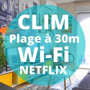 Appartement LE COSY- Studio 4 personnes à 30m de la plage, wifi fibre clim netflix à Canet-en-Roussillon Exterior photo