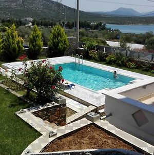 Dimitris Vaso'S Villa With Sea And Mountain View! Aliveri Exterior photo
