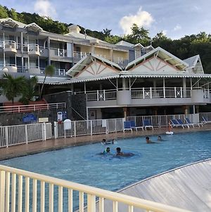 Studio Harmony-Résidence hôtelière -piscine à débordement-toboggan- superbe vue sur mer-100m de la plage Trinité  Exterior photo