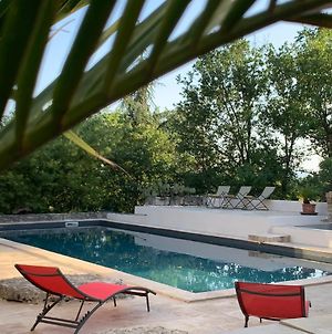 Villa de 100m2 avec grande piscine privée Saint Alban Auriolles Exterior photo