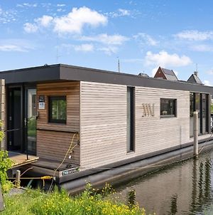 Brand New Boathouse On The Water In Stavoren With A Garden Exterior photo