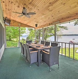 Lakefront Gloversville Home With Beach And Dock! Broadalbin Exterior photo