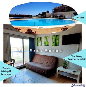 Appartement Studio Bambou - Piscine - accès direct à la plage - Lydia Playa à Le Barcarès Exterior photo