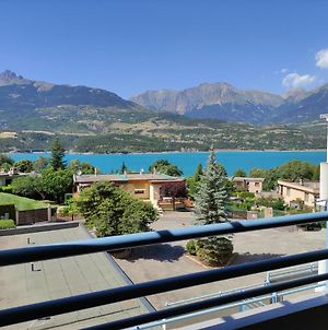 Appartement Studio vue sur lac et montagne à Savines Exterior photo