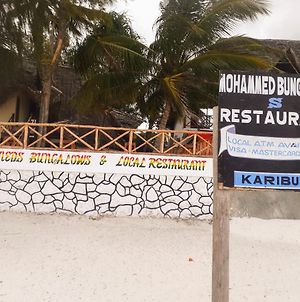 Hôtel Mohammed Bungalows And Restaurant à Matemwe  Exterior photo