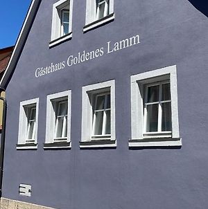 Hôtel Gastehaus Goldenes Lamm à Rothenburg ob der Tauber Exterior photo