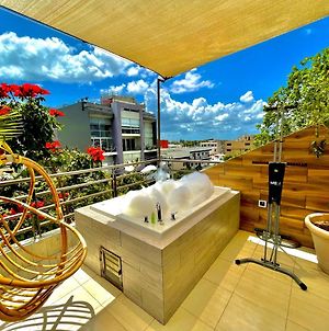 Appartement New Loft-Art & Style: Panoramic Jacuzzi / Terrace à Playa del Carmen Exterior photo
