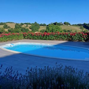 Gite Lavergne, piscine privee et vue exceptionnelle Sanvensa Exterior photo