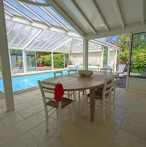 Villa 'Andercool' avec piscine utilisable en toutes saisons Andernos-les-Bains Exterior photo