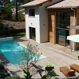 Villa de 5 chambres avec piscine privee terrasse amenagee et wifi a Biscarrosse Exterior photo