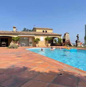 Villa Lazuel, piscine privative chauffée, vue panoramique et jardin clos Aubenas Exterior photo