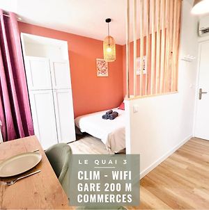 Appartement LE QUAI 3 - Studio neuf LUMINEUX CALME - CLIM - WiFi - Gare à 200m à Agen Exterior photo