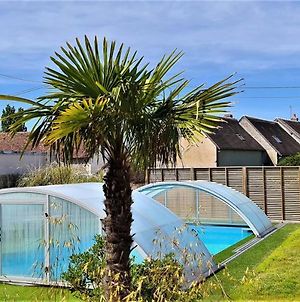 Gîte 2 à 8 PERSONNES avec piscine jacuzzi proche châteaux de la Loire Mosnes Exterior photo