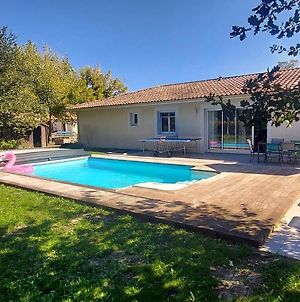 Villa Maison familiale au calme avec piscine securisee à Le Barp Exterior photo