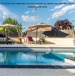 Villa des Oliviers : Sublime villa avec piscine chauffée et privée, terrasse de 185m² Bon-Encontre Exterior photo