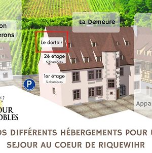 Domaine La Cour Des Nobles - Demeure, Maison et Appartements au coeur de Riquewihr Exterior photo