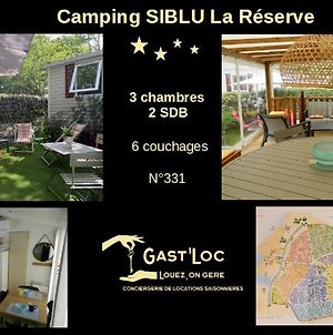 Charmant Mobil Home 331 Camping 4* Siblu La Reserve Gastes Exterior photo