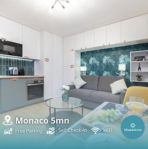 Appartement Monaco Border, Renovated Studio, Private Parking à Beausoleil Exterior photo