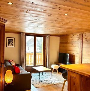 Appartement Chic And Cosy Apt With Balcony In Megève Exterior photo