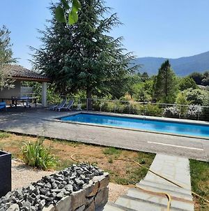 Attractive Holiday Home In Les Vans With Private Pool Exterior photo