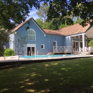Villa Maison Bleue à Biscarrosse Exterior photo