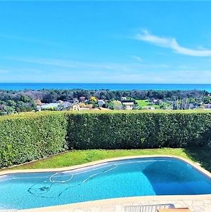 Villa piscine avec magnifique vue mer panoramique Biot Exterior photo