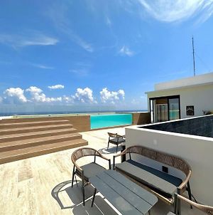 Modern Pool View New Condo W/Gym, Rooftop, Jacuzzi Playa del Carmen Exterior photo