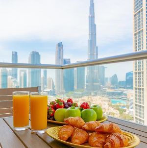 Appartement Boutique Living - Burj Views - Renovated à Dubaï Exterior photo