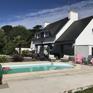 Holiday House With Private Pool In A Shared Property Penmarcʼh Exterior photo