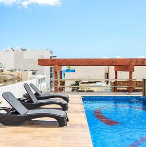 Beautiful Complex With Rooftop Pool 2 Blocks To Beach Playa del Carmen Exterior photo