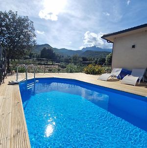 Domaine U Filanciu - Maison Chiara avec piscine - Centre Corse Moltifao Exterior photo