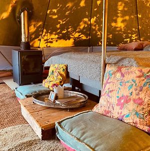 Tente bivouac&Spa privé avec poêle à bois Idrac-Respailles Exterior photo