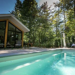 Luxury Lodge With Private Swimming Pool, Located On A Holiday Park In Rhenen Exterior photo