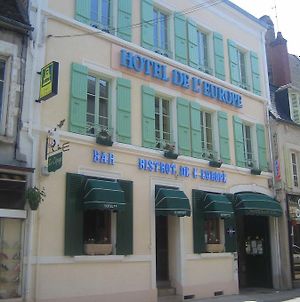 Hôtel Logis de L'Europe Restaurant Le Cepage à Corbigny Exterior photo