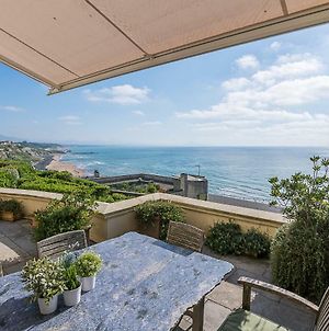 Appartement Ametsa, Luxury Flat, Terrace And Wonderful Seaview, In Biarritz Exterior photo
