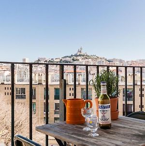 Appartement Le Ptit Jaune- Terrasse sur le Vieux Port à Marseille Exterior photo