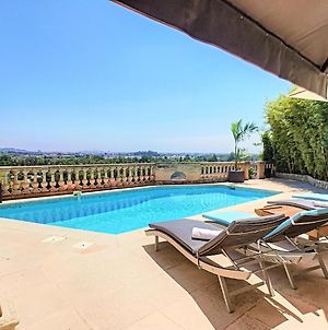 3 Bedrooms Villa Near Cannes - Pool & Jacuzzi - Sea View Mandelieu Exterior photo