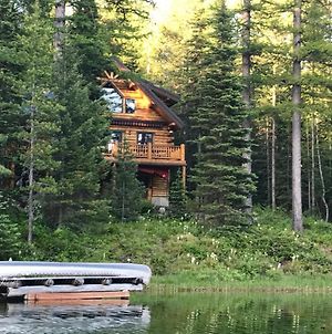 Villa Log Cabin On Spoon Lake Near Glacier National Park à Columbia Falls Exterior photo