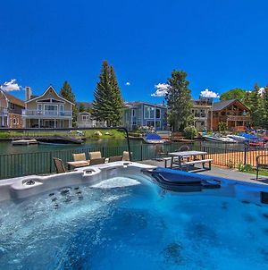 Villa Waterfront Lake Tahoe Retreat With Private Boat Dock à South Lake Tahoe Exterior photo