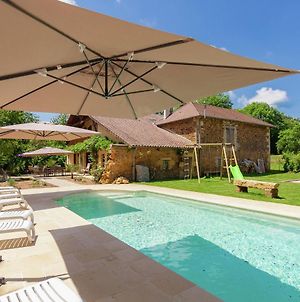 Spacious Farmhouse With Private Heated Pool In A Rustic Garden Nantheuil Exterior photo